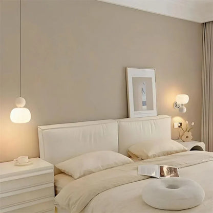 Nordic Pumpkin Pendant Light | Modern Ribbed LED Ceiling Lamp For Kitchens and Dining Areas