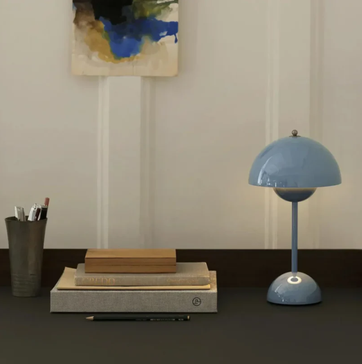 Modern Touch Table Lamp | Scandinavian Design Bedside Light With Tap Control For Bedroom Tables