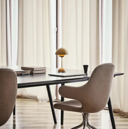 Modern Touch Table Lamp | Scandinavian Design Bedside Light With Tap Control For Bedroom Tables