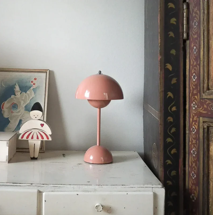 Modern Touch Table Lamp | Scandinavian Design Bedside Light With Tap Control For Bedroom Tables