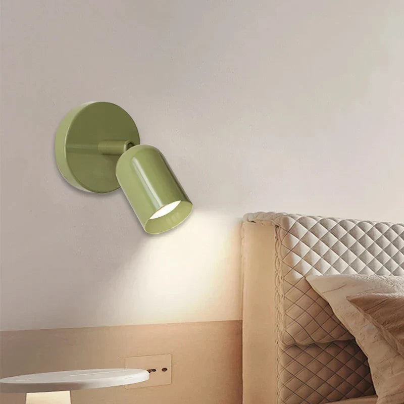 Softmara Subtle Macaron Wall Light | Soft Colour Sconce In Beige, Green, Red or Warm Soft Pink