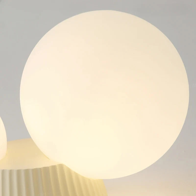 Belorra Ceiling Light | French Modern Double Globe Design In Four Soft Muted Shade Colours