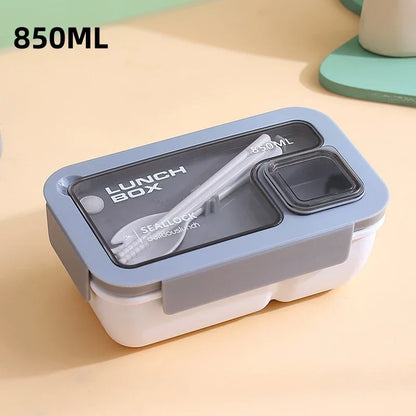 Bentora Leak Proof Lunch Box | Portable Bento With Cutlery, Microwave and Dishwasher Safe Design