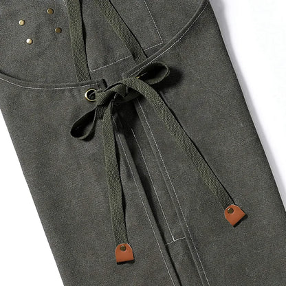 Canvara Canvas Kitchen Apron | Unisex Chef and Workwear Apron With An Adjustable Neck Strap