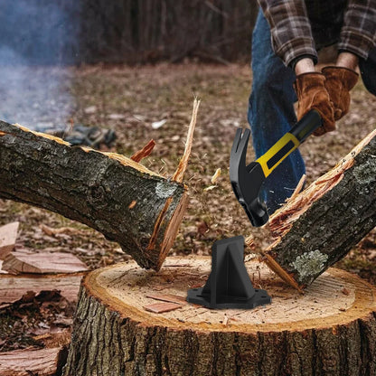 Hearthsplit Portable Log Splitter | Carbon Steel Kindling Splitter With Carry Bag For Firewood
