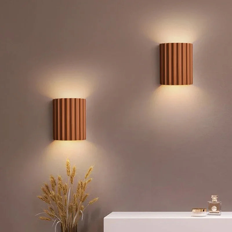 Nordic Modern Resin Wall Lamp | Stylish Indoor Wall Light For Bedrooms and Living Room Walls