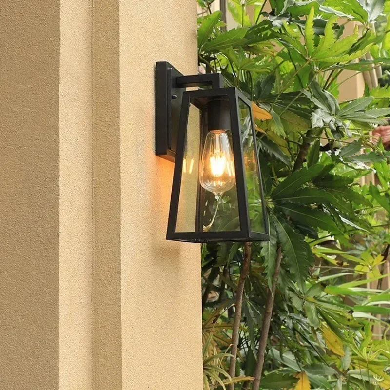 Calvora Outdoor Wall Lantern | Modern European Wall Lamp For Porches, Doorways and Front Patios