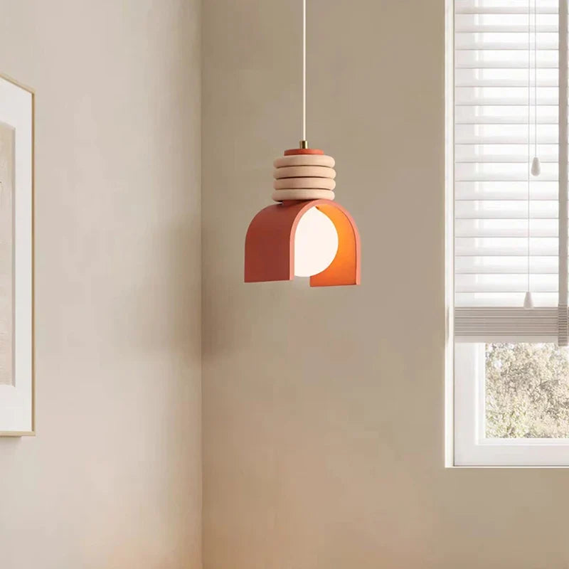Wabi Sabi Pendant Light | Japanese Minimalist Resin Ceiling Lamp For Quiet Modern Interiors