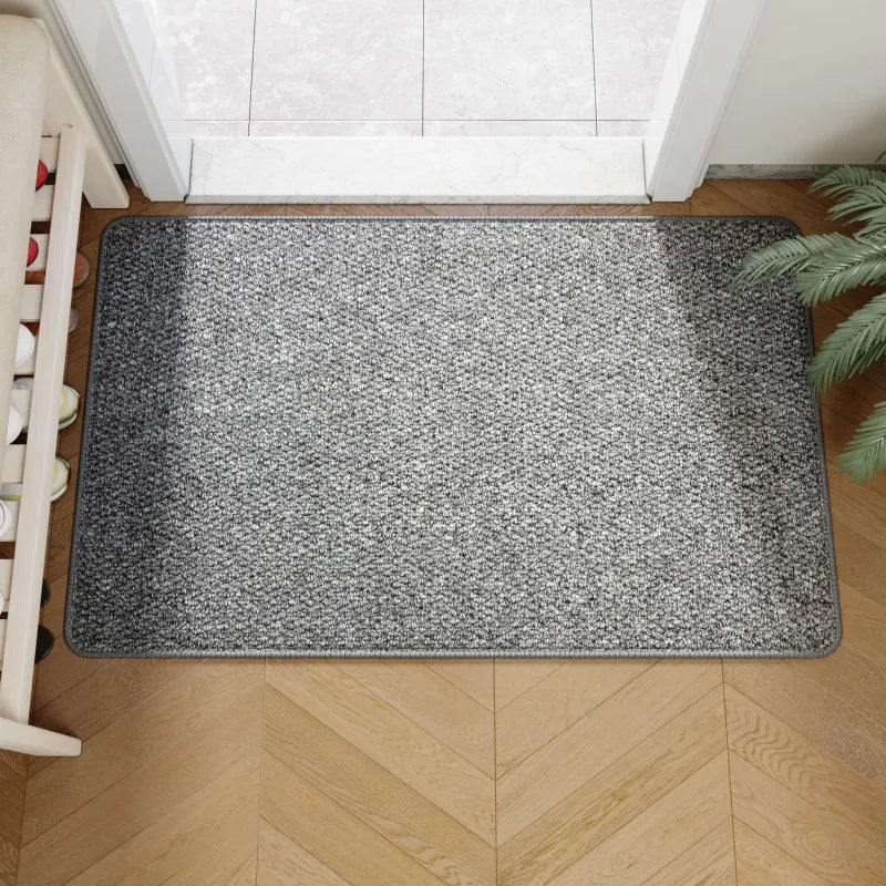 Faux Jute Outdoor Doormat | Natural Look Durable Entrance Rug For Porches and Front Doorways