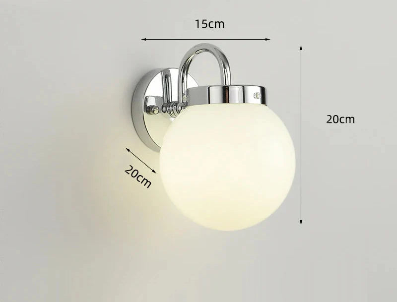 Chromere Wall Lamp | Chrome And Brass Modern Minimalist Design In Two Body Style Variations