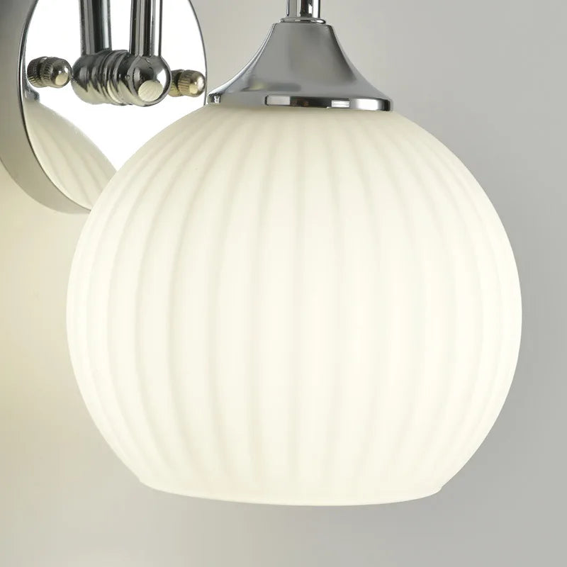 Chromere Wall Lamp | Chrome And Brass Modern Minimalist Design In Two Body Style Variations