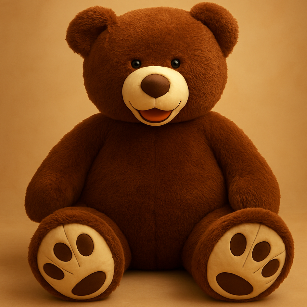 Giant Plush Teddy Bear Soft Stuffed Animal Cuddly Toy for All Ages 2