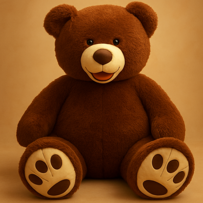 Giant Plush Teddy Bear Soft Stuffed Animal Cuddly Toy for All Ages 2