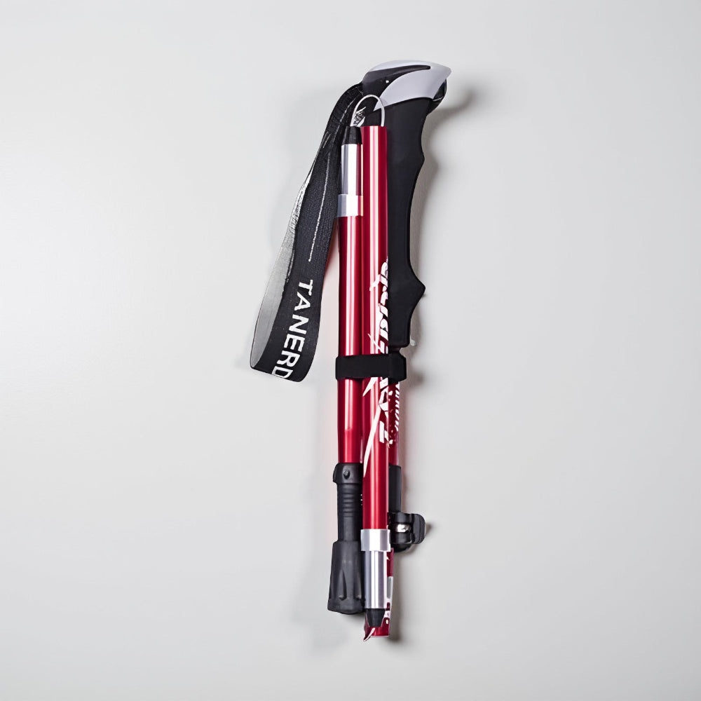 Foldable Telescopic Trekking Poles | Adjustable Hiking Support Sticks For Trails and Backpacking