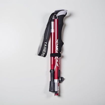 Foldable Telescopic Trekking Poles | Adjustable Hiking Support Sticks For Trails and Backpacking