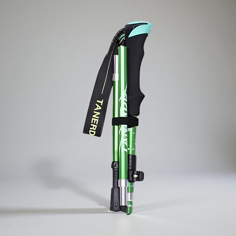 Foldable Telescopic Trekking Poles | Adjustable Hiking Support Sticks For Trails and Backpacking