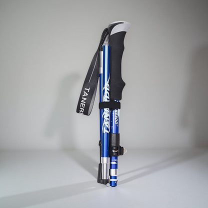 Foldable Telescopic Trekking Poles | Adjustable Hiking Support Sticks For Trails and Backpacking