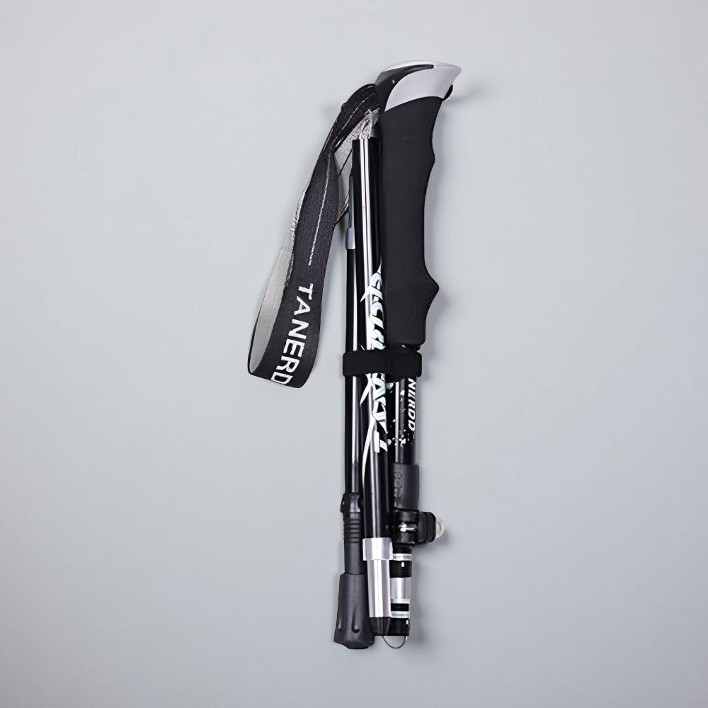 Foldable Telescopic Trekking Poles | Adjustable Hiking Support Sticks For Trails and Backpacking
