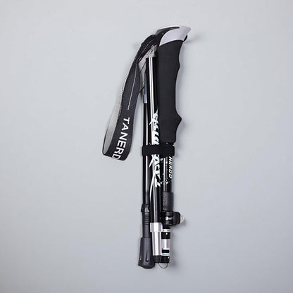 Foldable Telescopic Trekking Poles | Adjustable Hiking Support Sticks For Trails and Backpacking