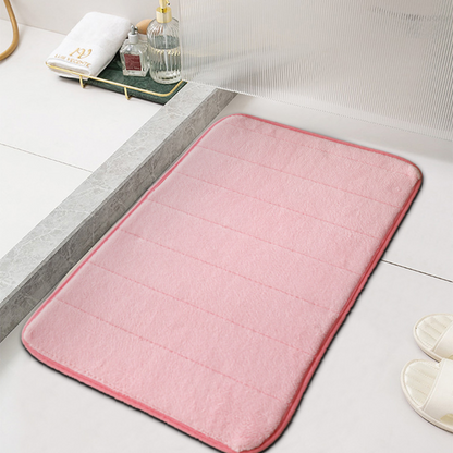 Plushdry Absorbent Bath Mat | Anti Slip Fast Dry Bathroom Mat With A Deep Soft Plush Pile Top