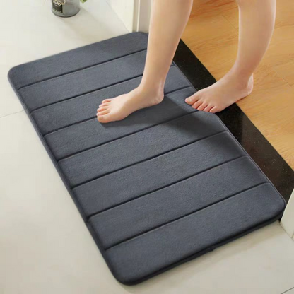 Plushdry Absorbent Bath Mat | Anti Slip Fast Dry Bathroom Mat With A Deep Soft Plush Pile Top