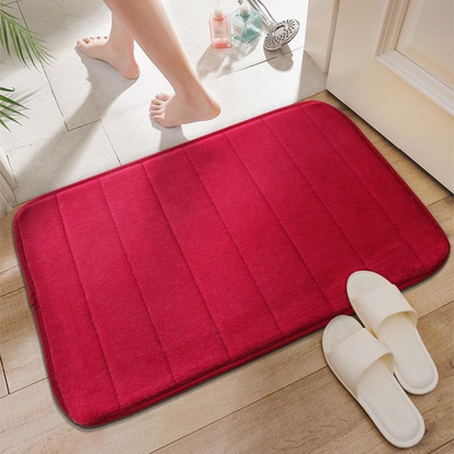 Plushdry Absorbent Bath Mat | Anti Slip Fast Dry Bathroom Mat With A Deep Soft Plush Pile Top
