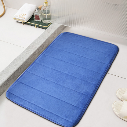 Plushdry Absorbent Bath Mat | Anti Slip Fast Dry Bathroom Mat With A Deep Soft Plush Pile Top