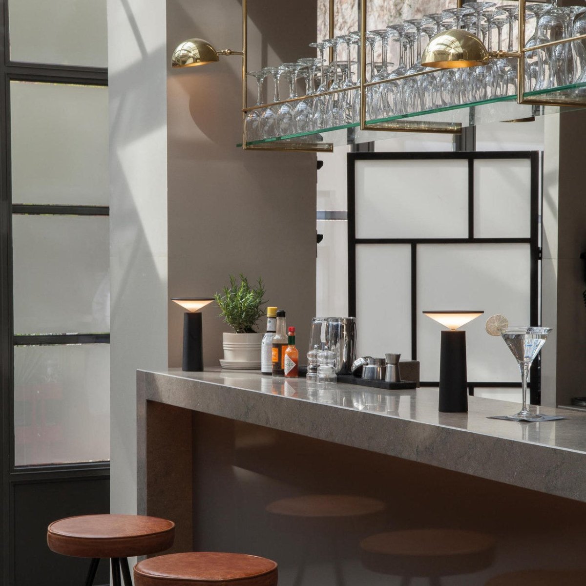 Balanca Table Lamp | Dimmable Modern Designer Light In Black or White For Desks and Bedsides
