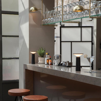 Balanca Table Lamp | Dimmable Modern Designer Light In Black or White For Desks and Bedsides