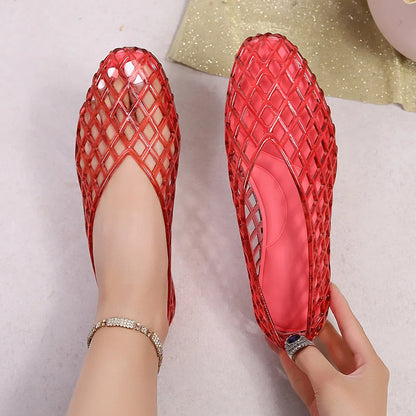 Kira Woven Jelly Flats
