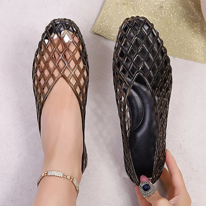 Kira Woven Jelly Flats