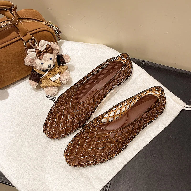Kira Woven Jelly Flats