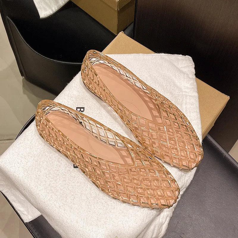 Kira Woven Jelly Flats