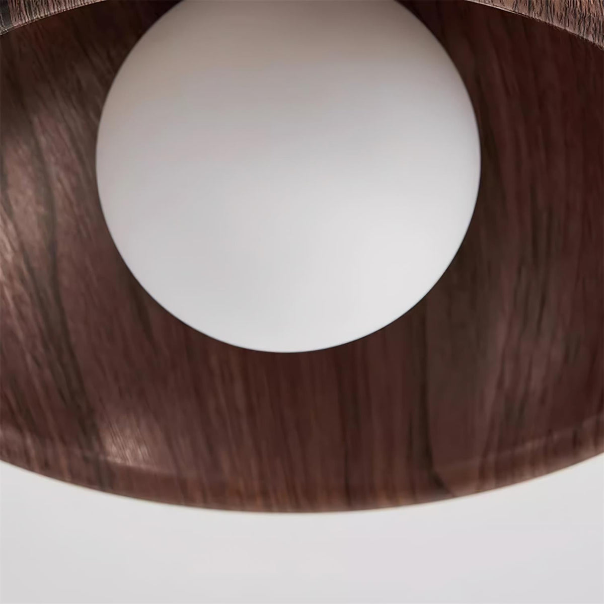 Elmvane Ceiling Lamp | Minimalist Modern Wooden LED Fixture For Bedrooms and Quiet Home Studies