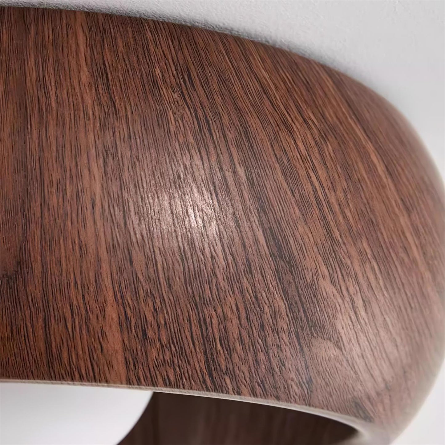 Elmvane Ceiling Lamp | Minimalist Modern Wooden LED Fixture For Bedrooms and Quiet Home Studies