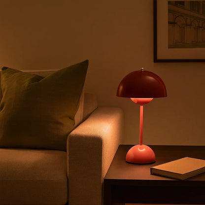Modern Touch Table Lamp | Scandinavian Design Bedside Light With Tap Control For Bedroom Tables