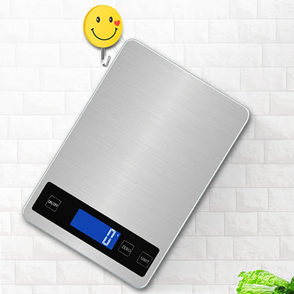 15kg Digital Kitchen Scale | USB Rechargeable Precision Food Weighing Scale For Home Baking