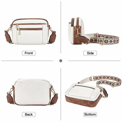 Camilla Structured Leather-Look Shoulder Bag