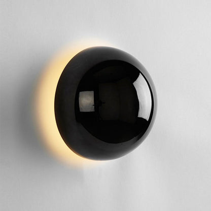 Bauhaus Eclipse Wall Lamp | Modern Art Light In Two Diameters and Three Polished Metal Finishes