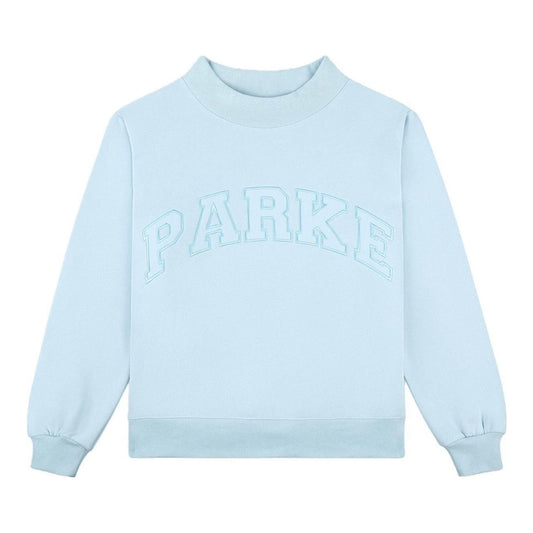 Varsity Mockneck Sweatshirt Ice Blue