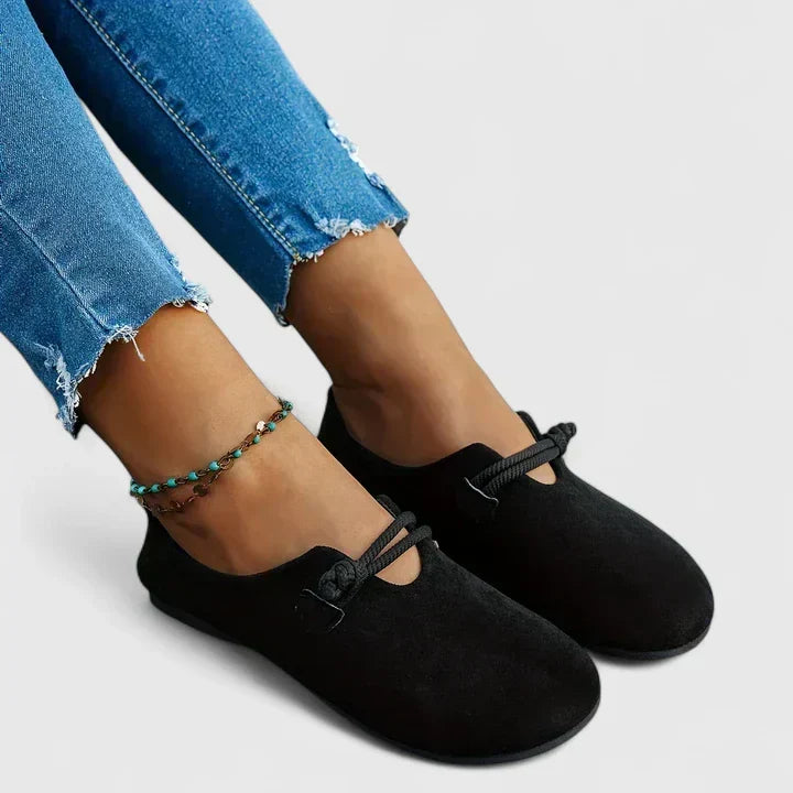 Isabelle Leather-Look Slip-On Loafers