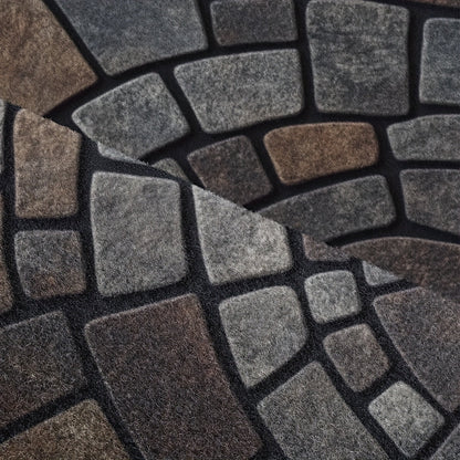 Half Circle Mosaic Door Mat | Decorative Indoor and Outdoor Entrance Mat For Front Door Use