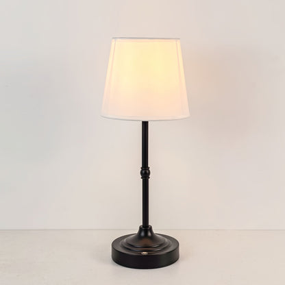 Dimmable Cordless Table Lamp | USB Rechargeable Portable Light In Black or Gold Metal Finish
