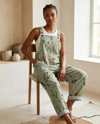 Wren Printed Wide-Leg Jumpsuit