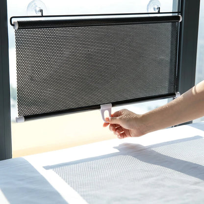 Shadeveil No Drill Heat Blocking Shade | Blackout Sun Blocking Window Panel For Renters and Nurseries