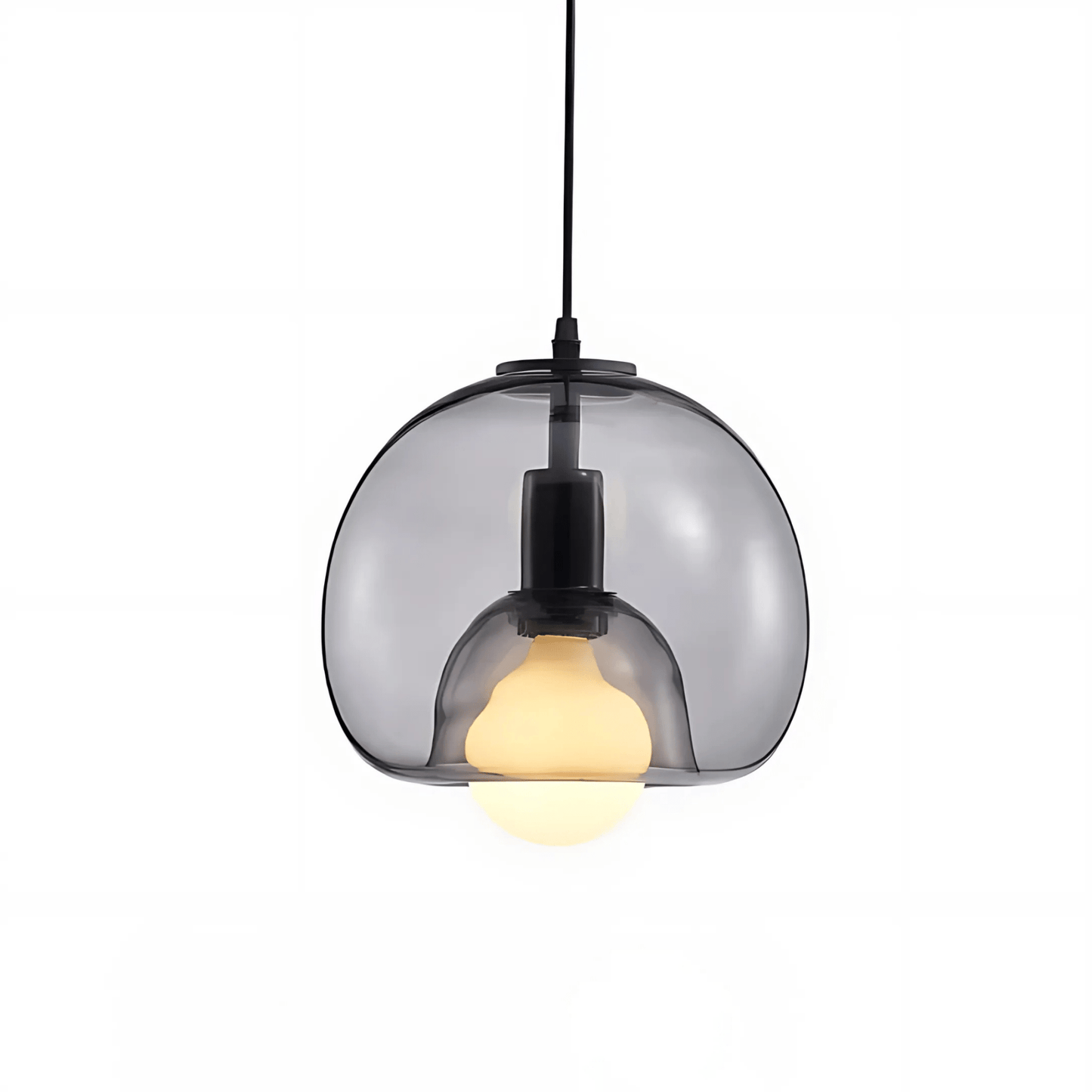Glasnor Glass Pendant Light | Handblown Glass Hanging Lamp For Dining Rooms and Kitchen Islands