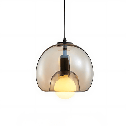 Glasnor Glass Pendant Light | Handblown Glass Hanging Lamp For Dining Rooms and Kitchen Islands
