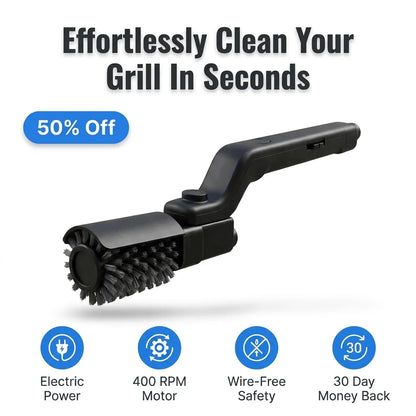 CharLift Grill Cleaning Brush | Bristle Free Heavy Duty BBQ Scraper For Steel and Cast Iron