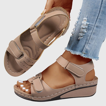 Crystal Embellished Comfort Flat Sandals