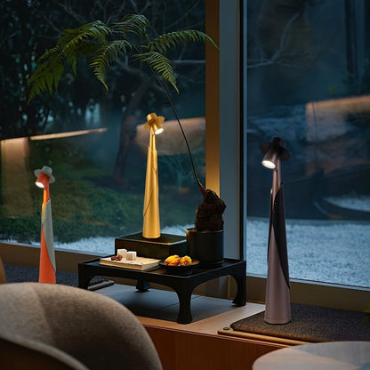 Rechargeable LED Hat Lamp | Creative Touch Desk Light For Bedsides, Shelves and Windowsills